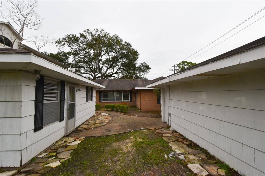 Detached, three car garage.