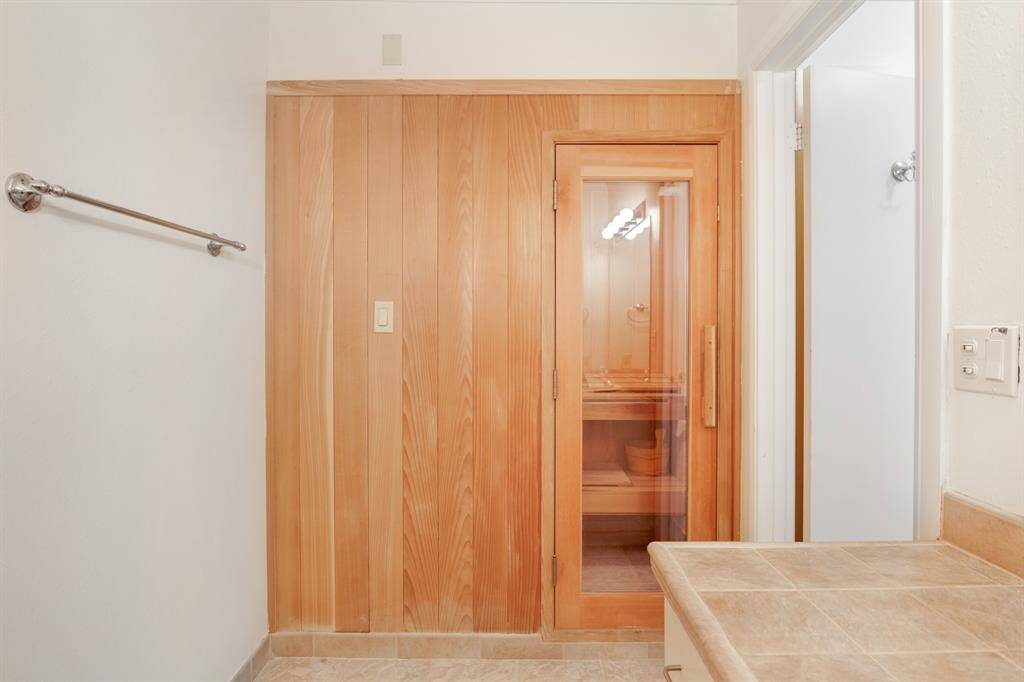 Sauna in primary suite bath