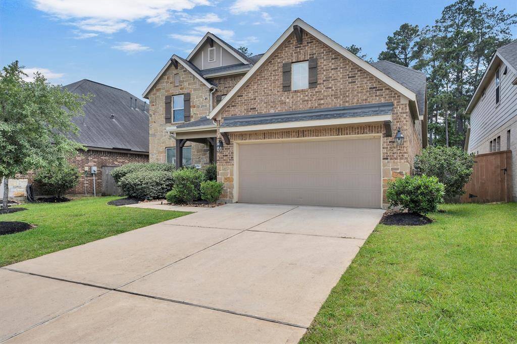Two story home that offers no back neighbors, nothing but green landscaping behind home and on a culdesac street.