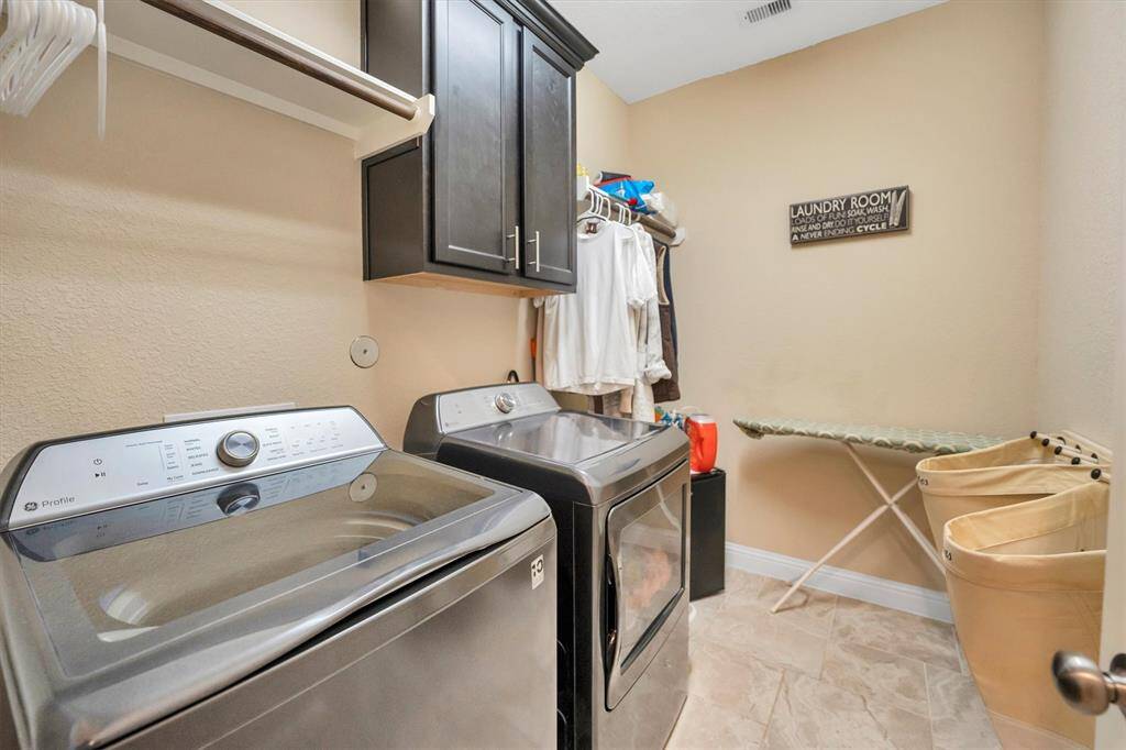 Utility room inside home.