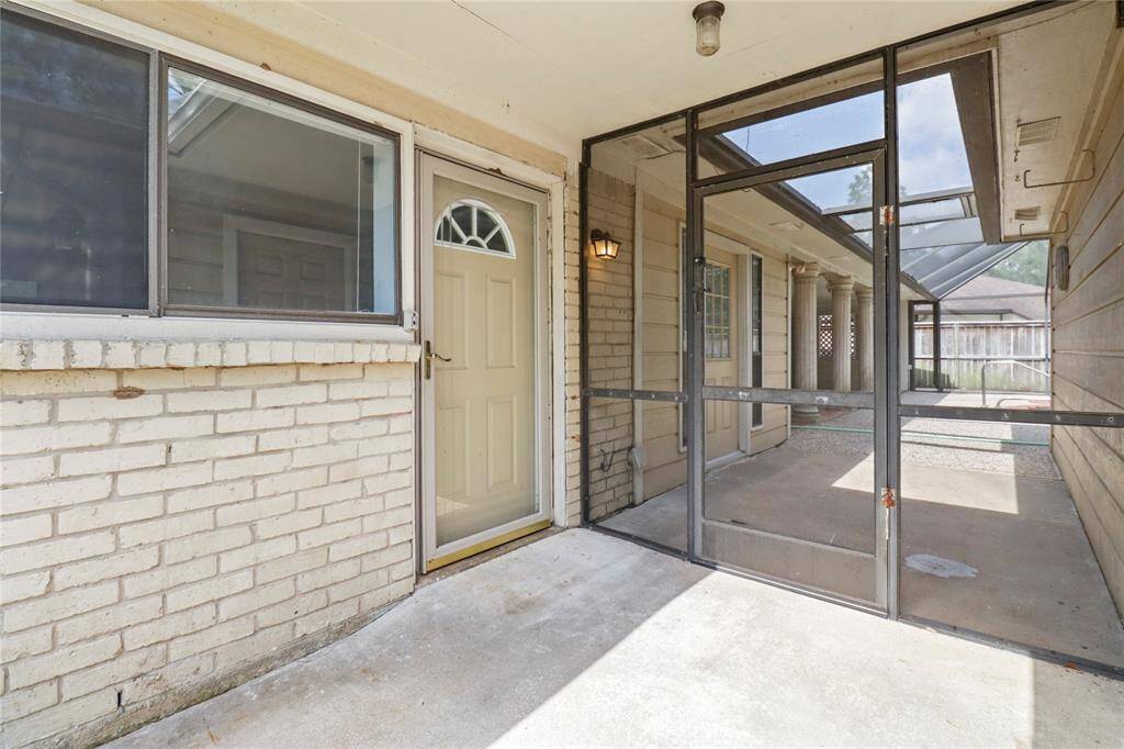 Side entrance