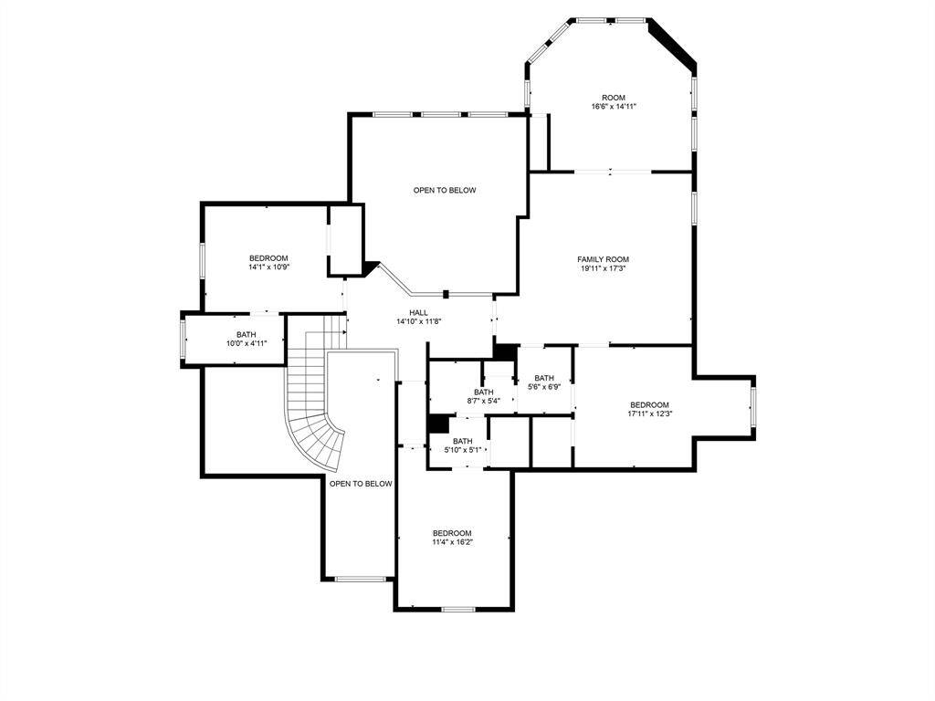 Upstairs Floorplan