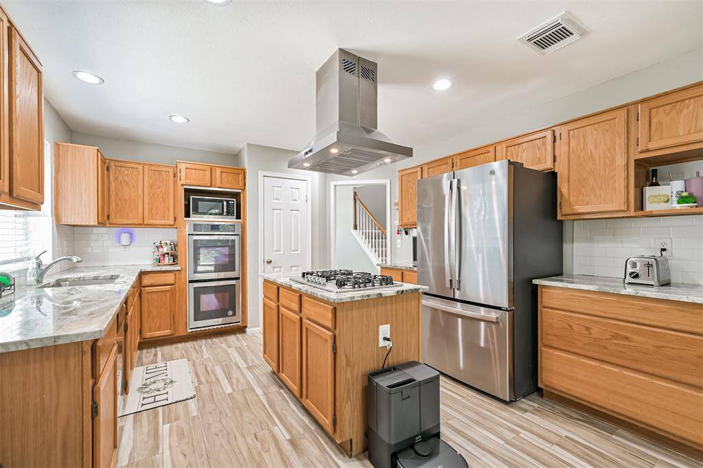 Large kitchen that has been nicely updated