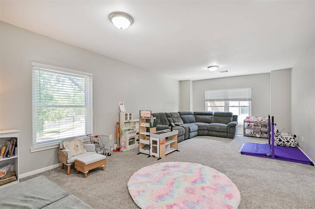 Large upstairs game room