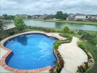 Unlock the potential for your own backyard oasis! This rendering showcases how a sparkling pool could transform this space into your personal paradise.