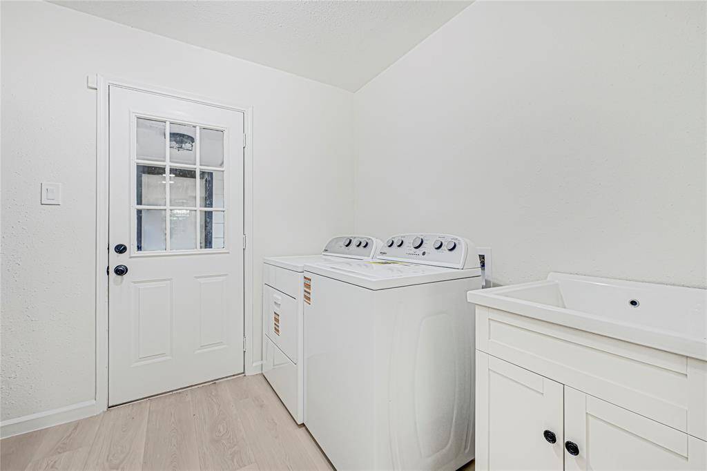 Laundry Room on First Floor, Washer & Dryer Included! (sink is included but not installed)