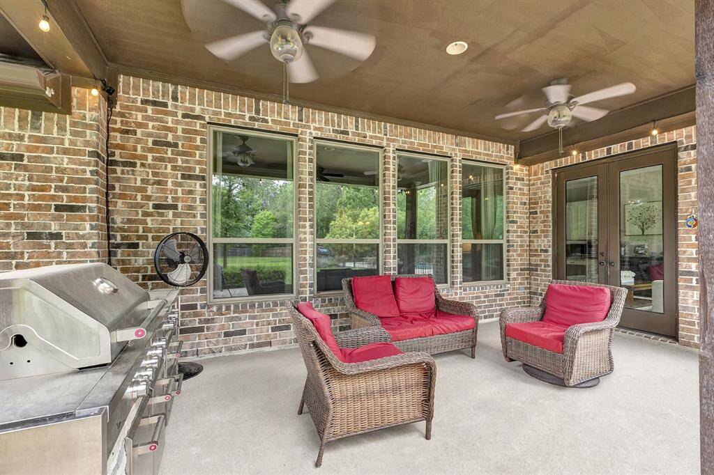 Covered patio