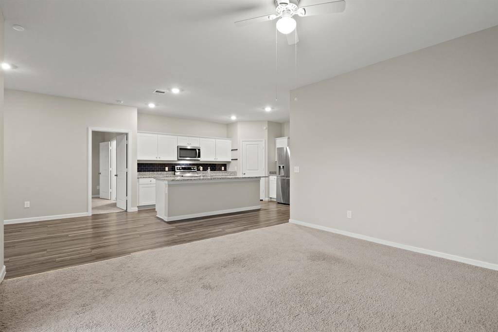Kitchen + Living Room