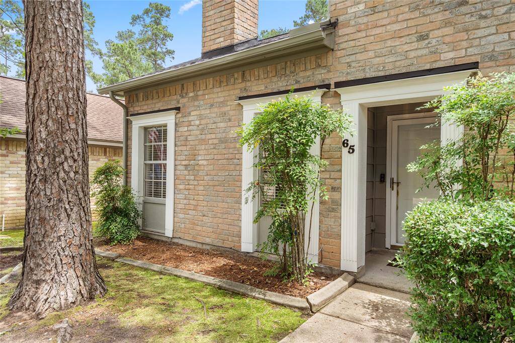 An inviting entry welcomes your friends and family.