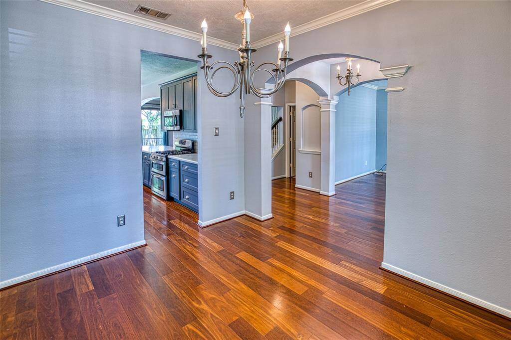 Dining Room view to foyer and into kitchen