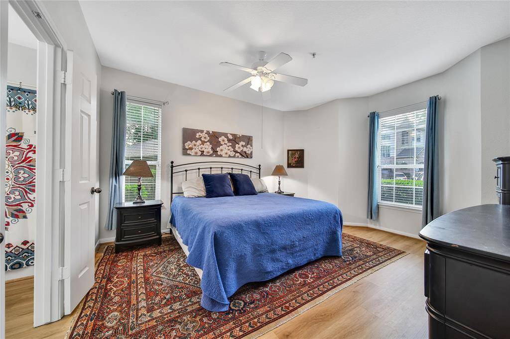 Primary Bedroom is large and has an ensuite bath.