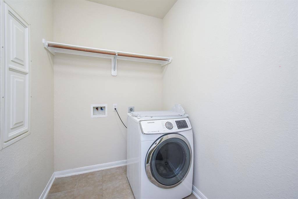 Laundry area