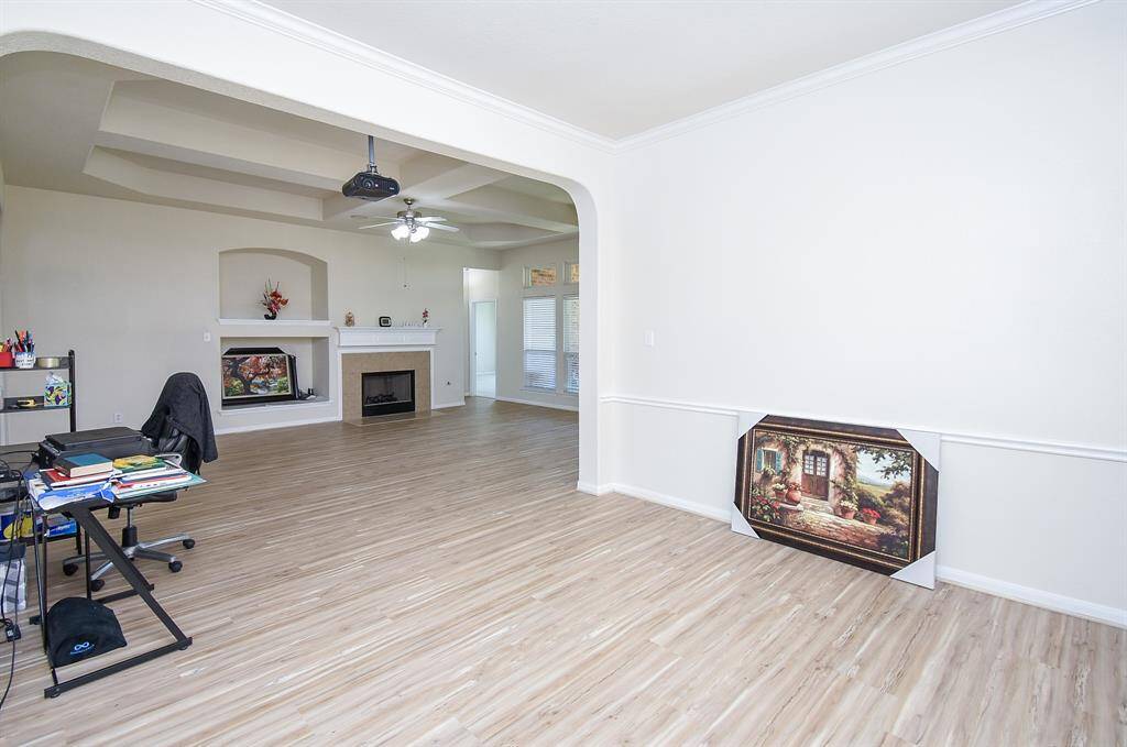 Dining view to family room