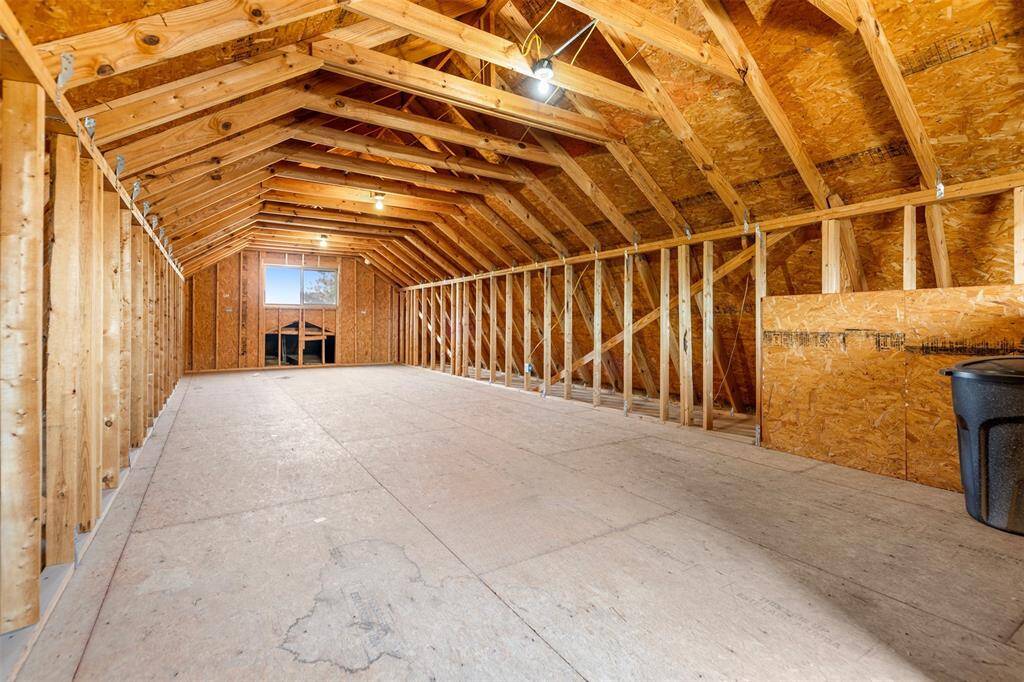 Storage/flex space above garage