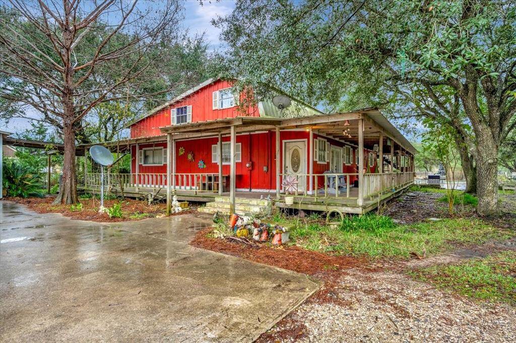 Welcome 7027 and 7035 Iowa Colony 8.25 acres with 2 homes, 2 bay garage, pool, pool house, and new 7 stall stable, with 5 fenced pastures and a dog run.