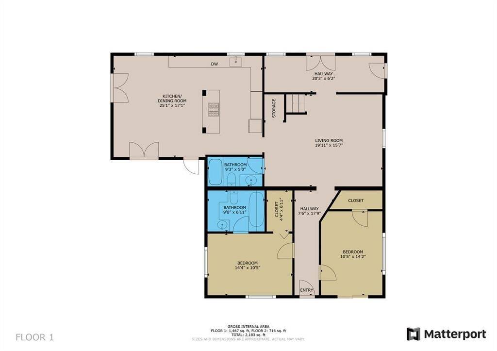 Floorplan 7027 main house.
