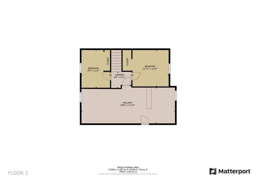 Second story main house.