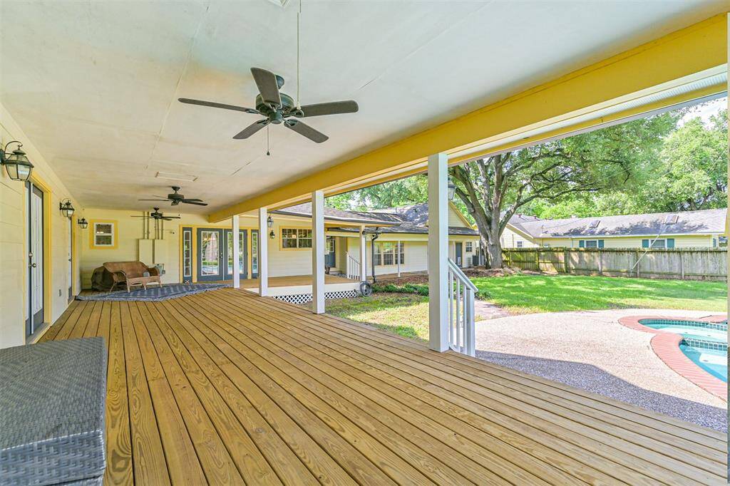Step back in time to a simpler, more relaxed pace—sip your coffee or cocktail, share long conversations with family and friends, and make lasting memories on this charming back porch.