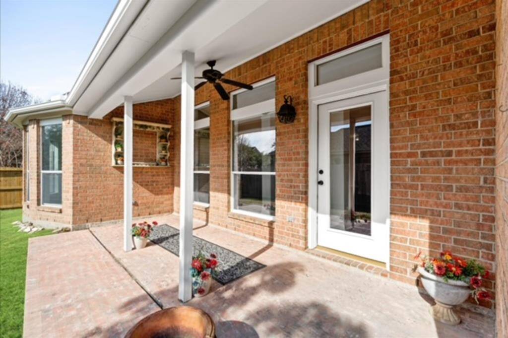 Backyard porch