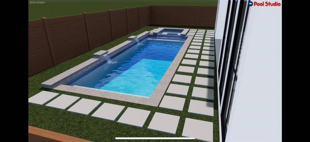Pool rendering work should be completed in June