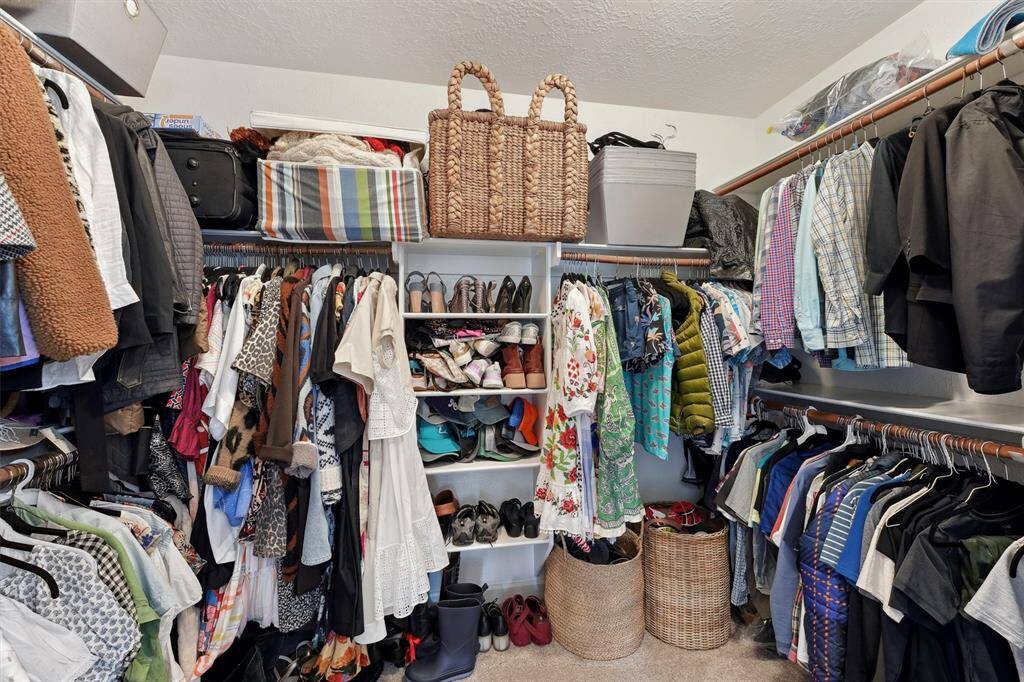 Primary walk in closet.