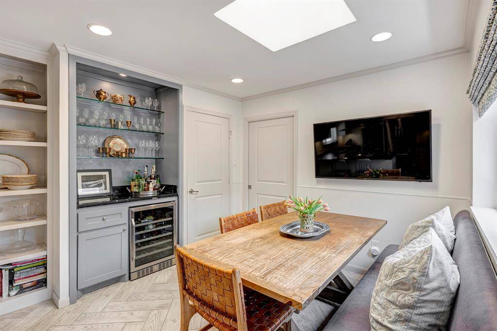 View of the family room from the breakfast room, offering a seamless flow between spaces for everyday living.