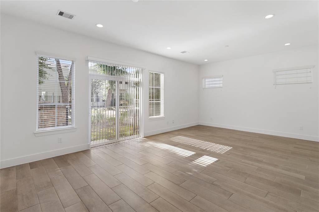 Spacious family room.