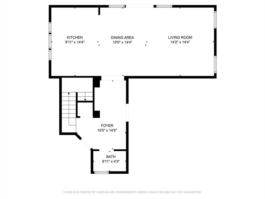 First floor - floor plan