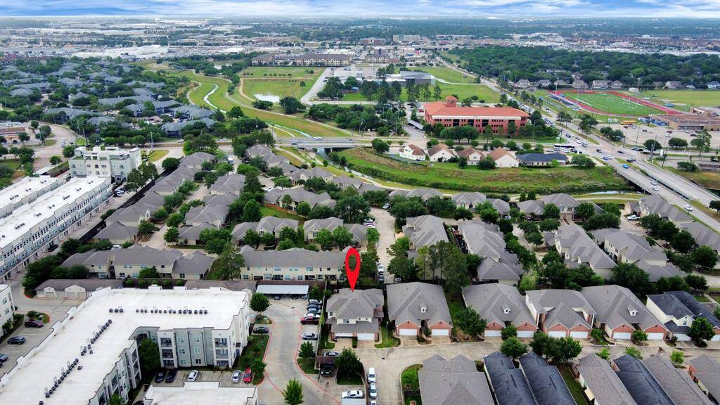 Ariel view of the home.