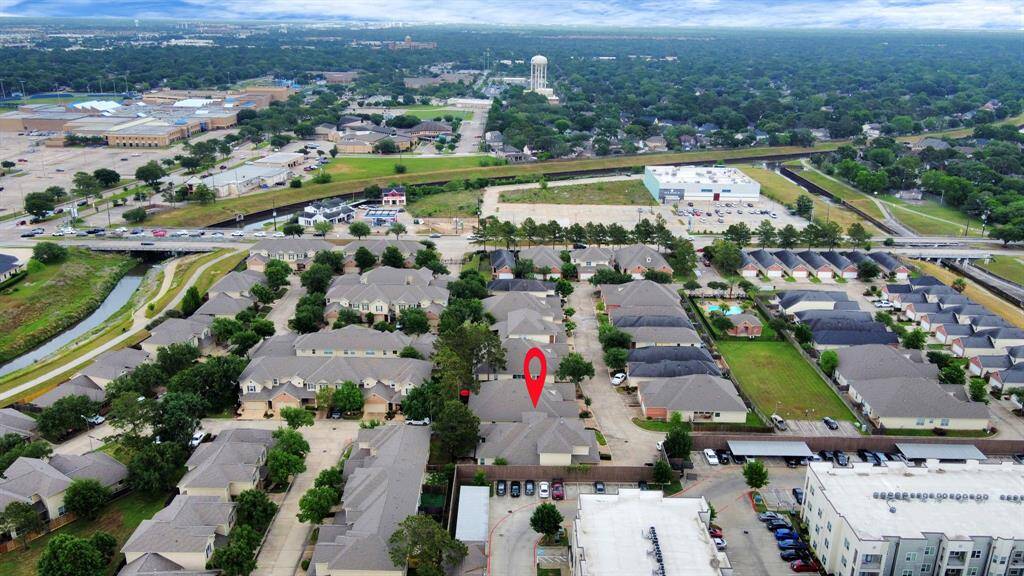 Ariel view of the home.