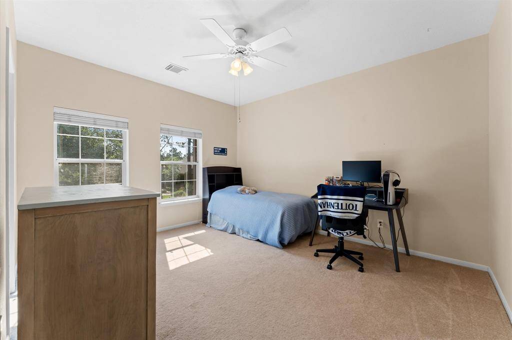 Another large secondary bedroom with Jack and Jill bathroom access.