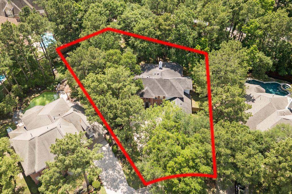 Home is on almost 1/2 acre, offering ample space and privacy.