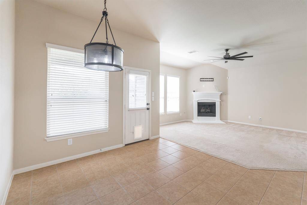 Conveniently opens into the living area.