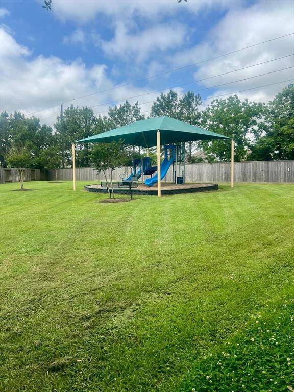 Well-kept neighborhood playground