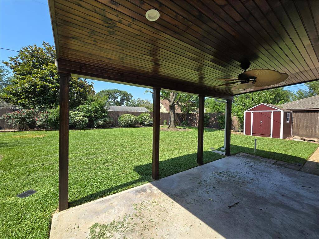 Enjoy backyard with elegant cover patio