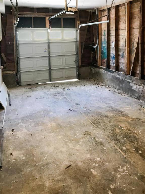 Tenant garage with auto door opener