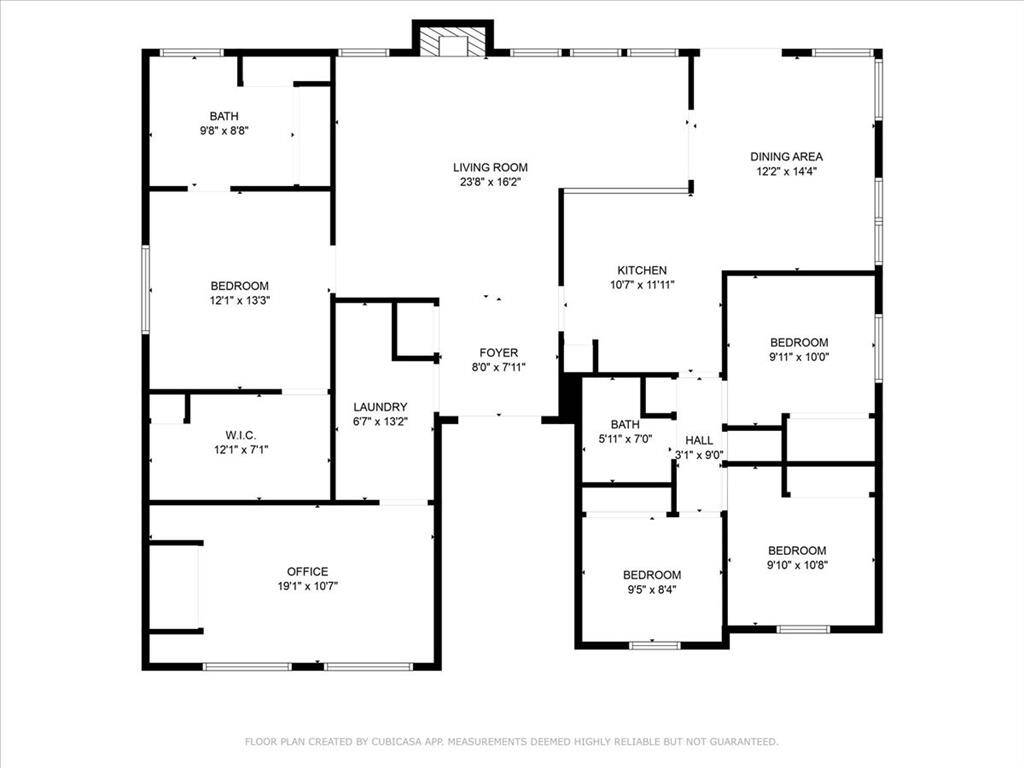 The floor-plan showcases the home's thoughtful layout, offering versatility and efficient use of space for modern living.
