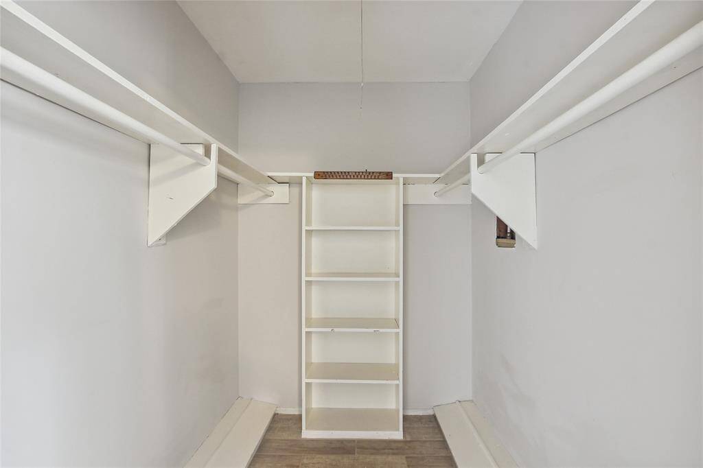 Primary closet