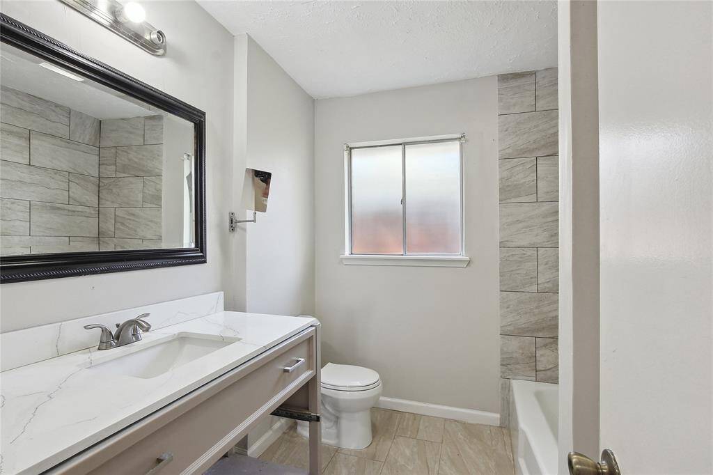 Hallway bathroom