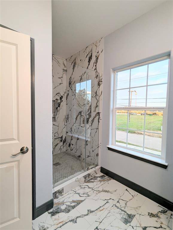 Beautiful walk in shower