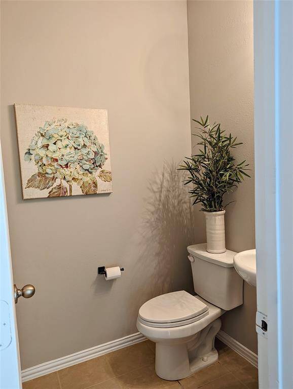 Downstairs powder room