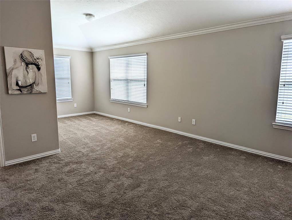 Owner's suite has sitting alcove
