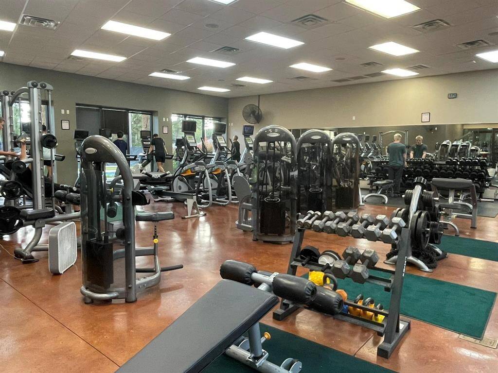 The Fitness Center is fully equipped with machines, free weights, and heated lap pool  Classes offered include Yoga, Kickboxing, High Intensity Interval Training, Zumba, Senior fitness classes, and personal training.