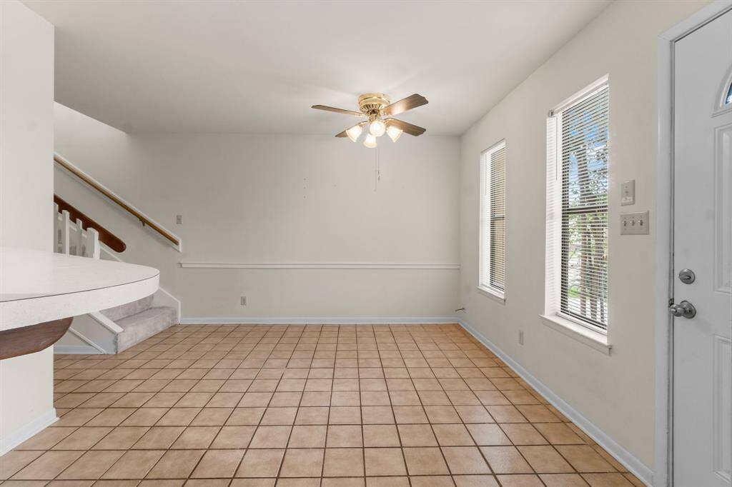 View of Dining area from Kitchen.
