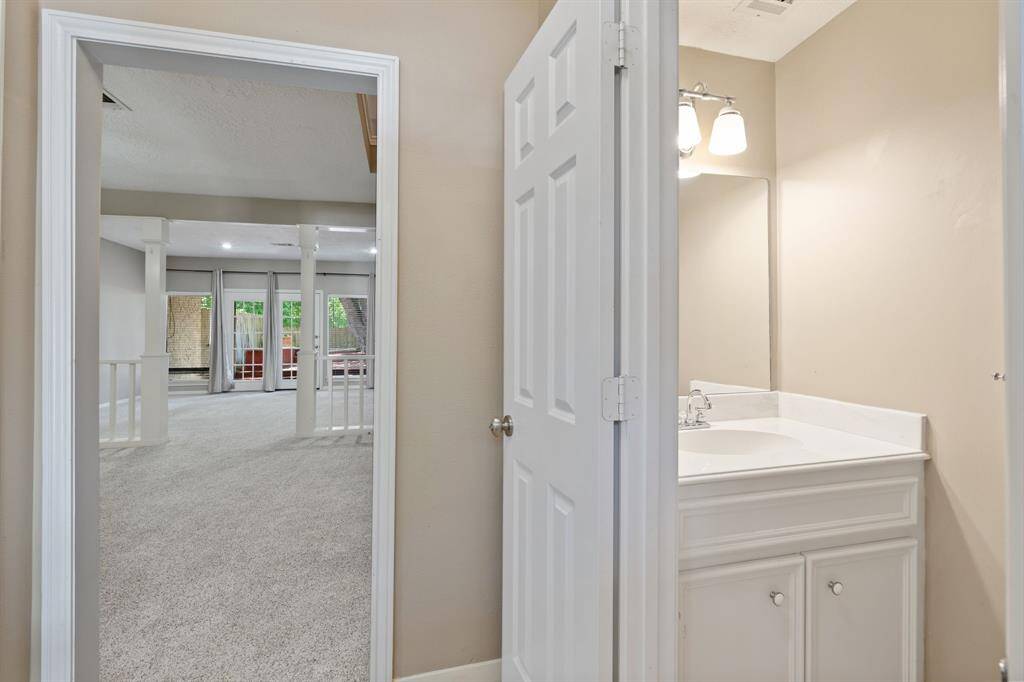 HALF-BATH located conveniently on the 1st floor.