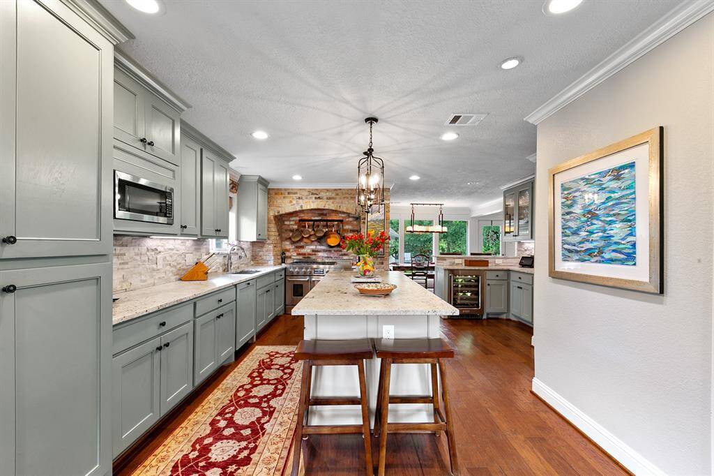 Sellers have truly mastered the art of designing a modern kitchen that appears to have evolved over time.