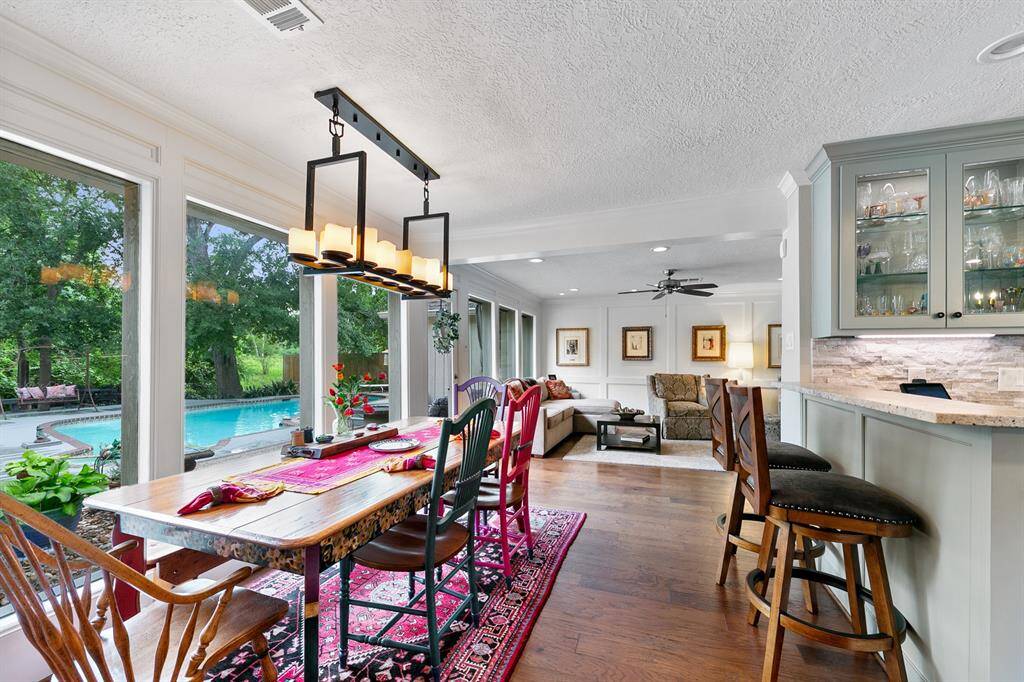 The house is connected to the outdoors at every turn, after all it is the beauty of the property that originally lured these Sellers to this home.