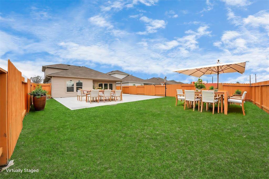 Backyard virtually staged***