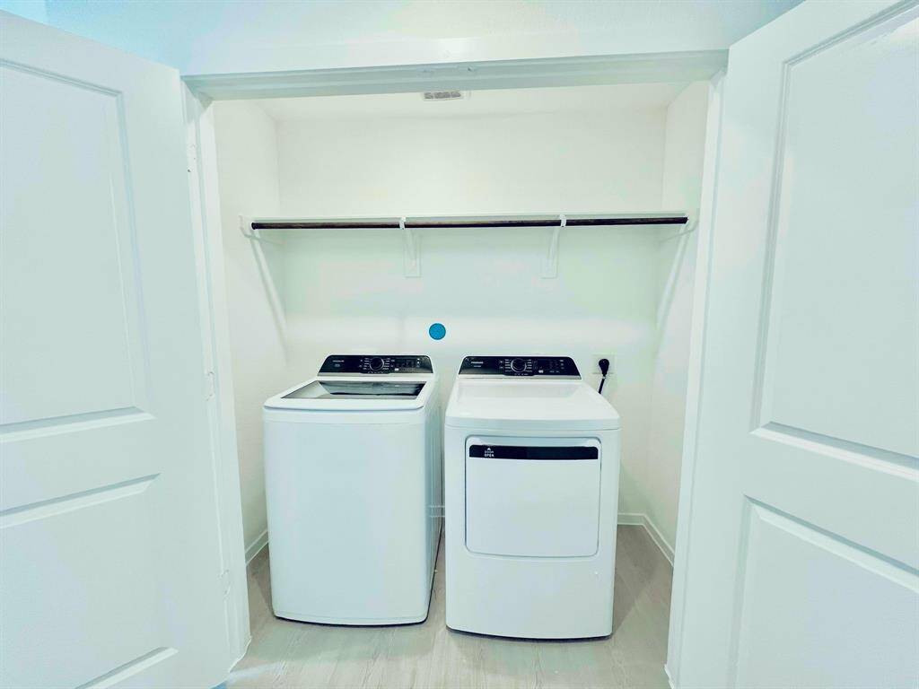 Washer and Dryer Included