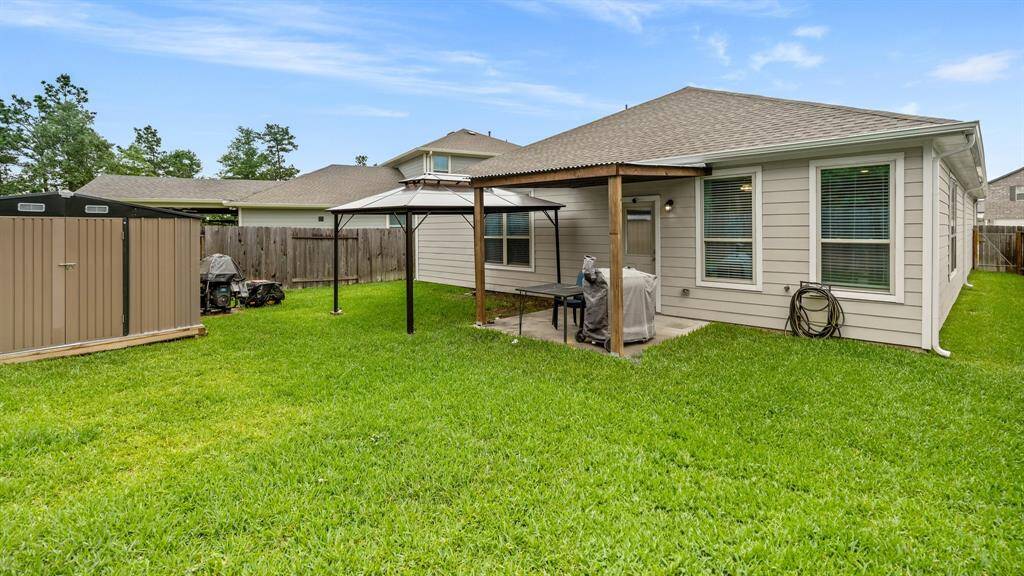 Back Covered Patio and Gazebo